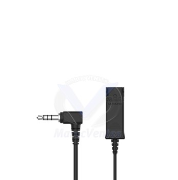 Cordon Jack 2.5mm Standard 90° Jack 2.5mm Standard