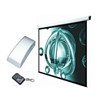 ECRAN DE PROJECTION MURAL AUTOMATIQUE 4X4 METRES