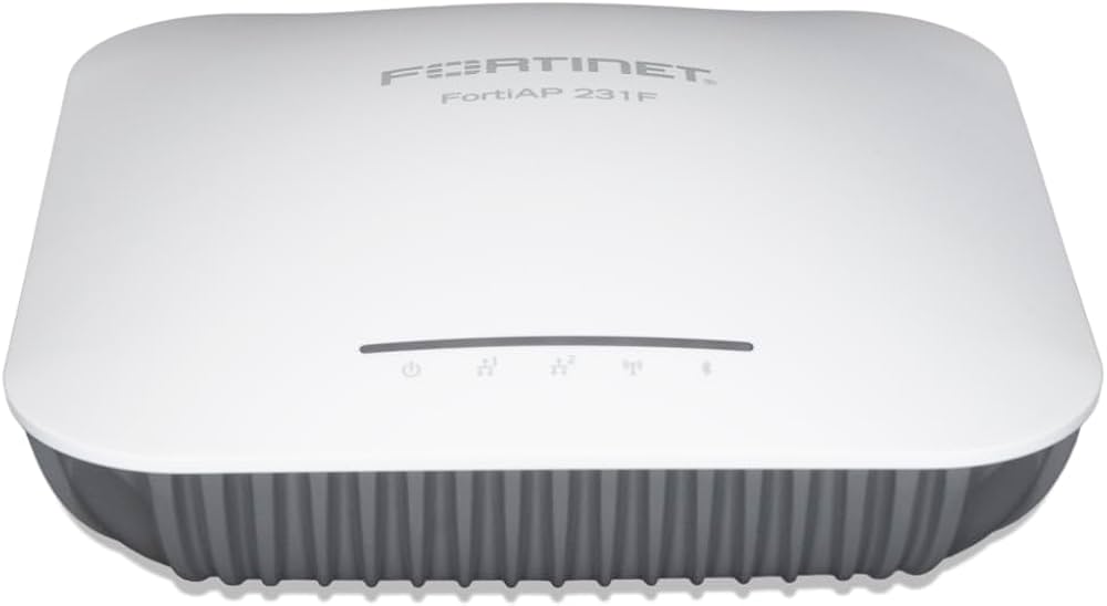 Point d'accès sans Fil D'intérieur FortiAP-231F Tri-radio (802.11 b/g/n/ax 2x2 MU-MIMO 802.11 a/n/ac/ax 2x2 MU-MIMO et 1x 802.11 a/b/g/n/ac Wave 2, 1x1) FAP-231F-I