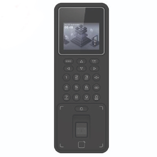 Terminal de control d'accés et de pointage badge et empreinte PRO K1T808MFWX-B