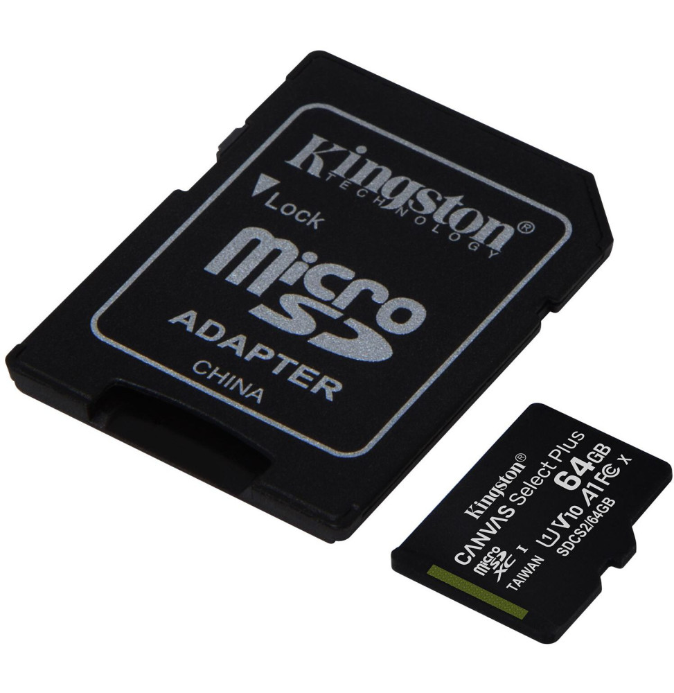 Canvas Select Plus Carte Mémoire 64 Go MicroSDXC Classe 10 UHS-I SDCS2/64GB