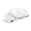 AV500 2-port Powerline Wi-Fi Extender 3-pack KIT, including 2 TL-WPA4220 and 1 TL-PA4010, 500Mbps Powerline Data Rate, 300Mbps Wireless N, Plug and Play, 2 fast Ethernet ports, Wi-Fi Clone, Support Multiple IPTV Streams