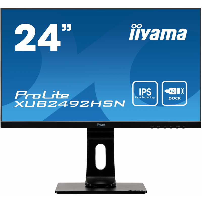 ProLite Moniteur Professionnel 24'' Avec USB-C DOCK XUB2492HSN-B1
