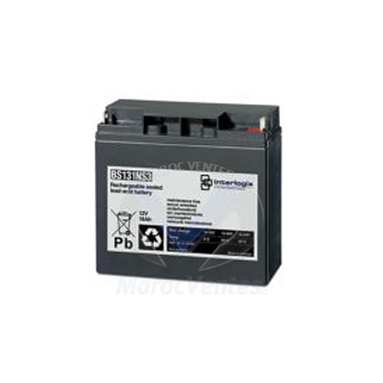 BATTERIE RECHARGEABLE DE 12 V 18 AH POUR LA CENTRALE MAG8PLUS SIMPO ET IRIS ET ALIMENTATION AUXILIAIRE BS131S3