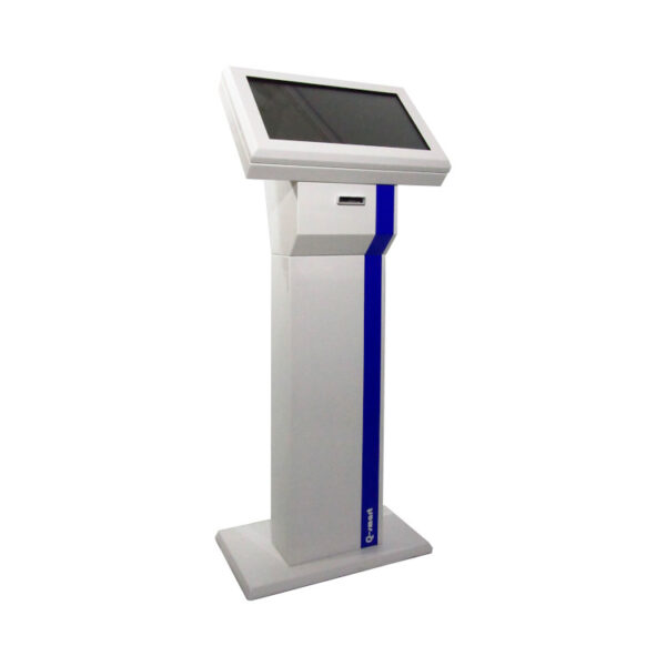 Bornes de Gestion de Files D attente 21" avec PC intégré + YC 2 afficheurs Q-smart d3