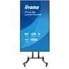 TOTEM AFFICHAGE DYNAMIQUE AVEC ROULETTES 65  UHD 24/7