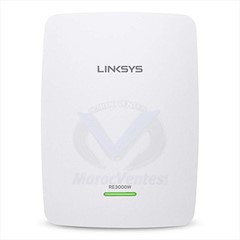 REPETEURS WIFI LINKSYS 11N 2x2 SINGLE BAND N300 RANGE EXTENDER RE3000W-EK