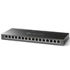 Tplink 16-Port Gigabit Easy Smart Switch, 16 Gigabit RJ45 Ports, Desktop Steel Case, MTU/Port/Tag-based VLAN, QoS, IGMP Snooping, Web/Utility Management