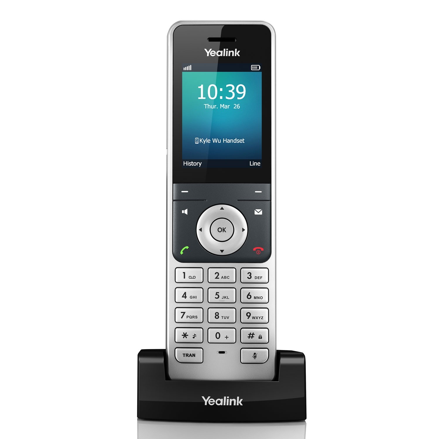 Téléphone san fil DECT IP Jusqu'à 5 comptes SIP W56H